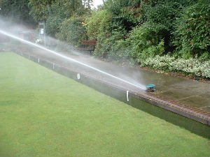Large Pop Up Sprinkler on Bowling Green